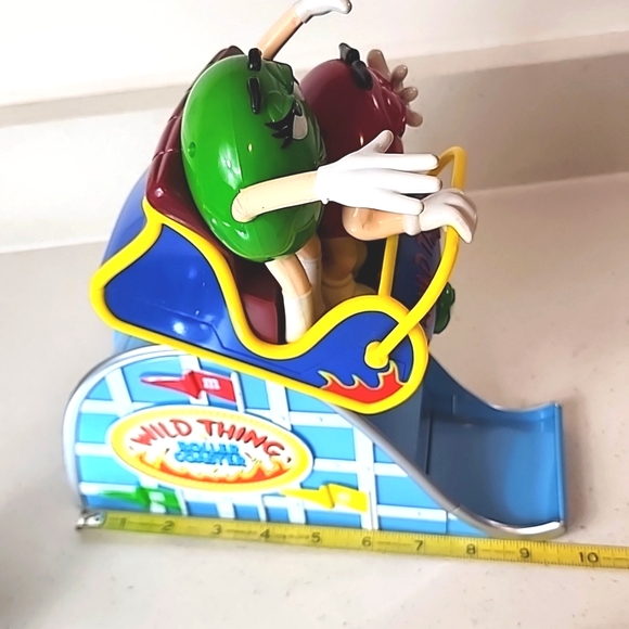 Vintage M&M Candy Dispenser Roller Coaster. - Picture 9 of 11